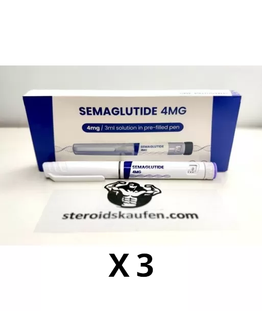 3 x Semaglutid 4 Mg